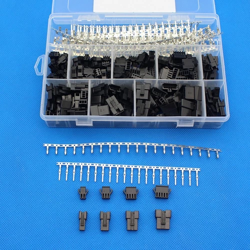 560Pcs 2.5Mm Pitch 2 3 4 5 Pin JST SM Male & Female Plug Housing and Male/Female