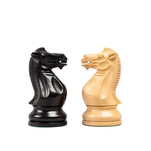 3.75 Competition Staunton chessmen in wooden case - Picture 3 of 5