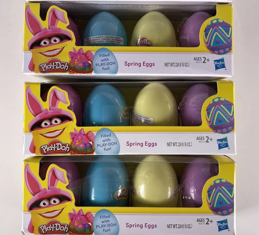 Egg Hunts Play Doh Spring Eggs Large Easter Eggs Hasbro Play-Doh
