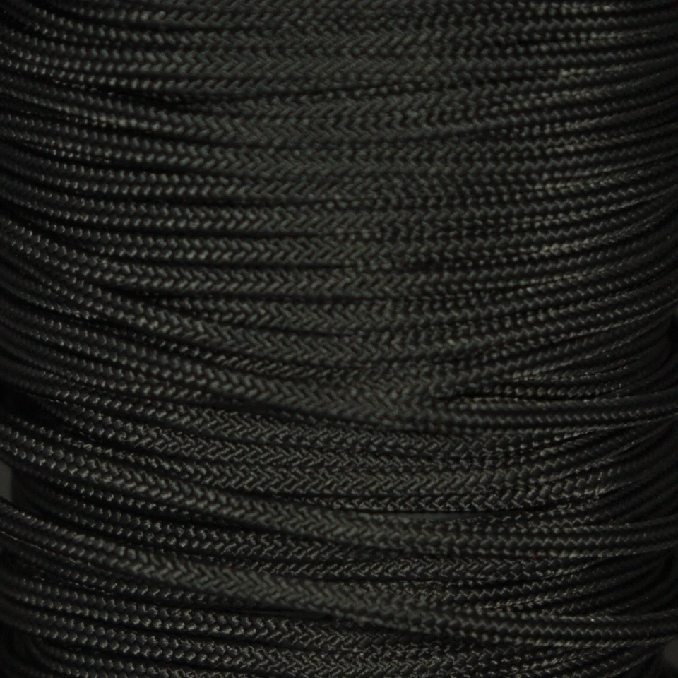 1', 3', 5', 10', 25', 50', 100' Black D Loop BCY # 24 Rope Material