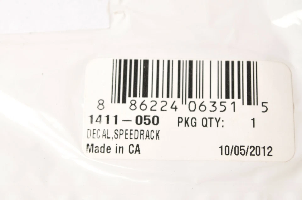 Adesivo Speedrack Arctic Cat 1411-050 genuíno - ATV 400 500 650 700 1000 TRV ++ - Imagem 2 de 2