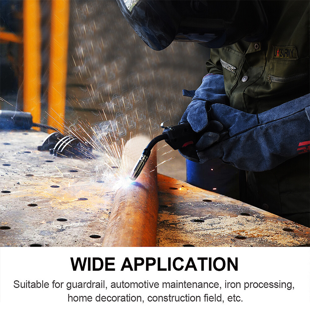 HZXVOGEN 220V 140A MIG Welder No Gas Welding Machine + 1KG 0.8mm Flux