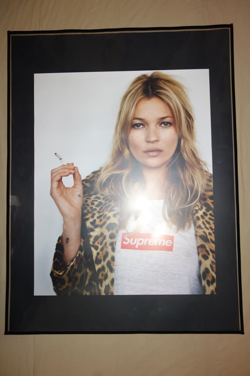 kate moss supreme poster