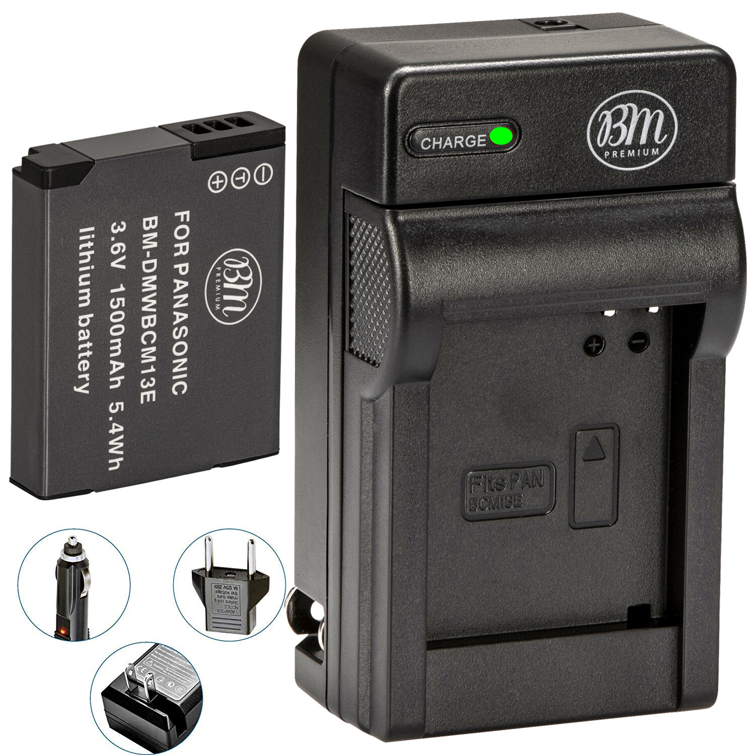 BM DMWBCM13E Battery & Charger for Panasonic Lumix DMCZS40 DMCZS45