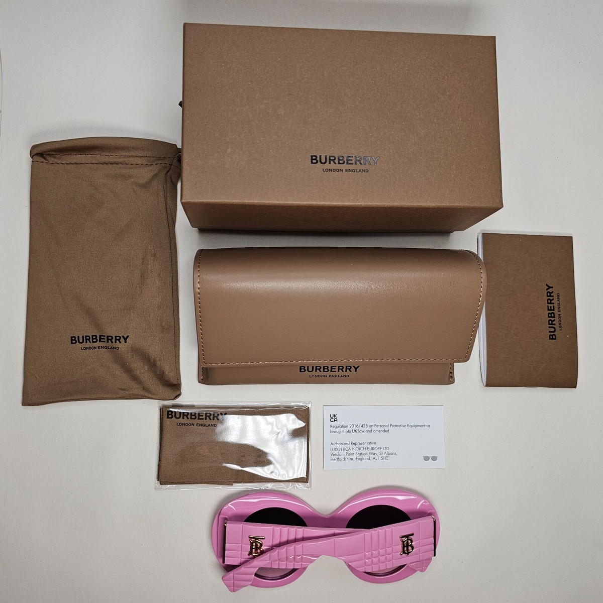 Burberry MARGOT BE 4370U Pink/Pink Grey Shaded 49/22/140  display picture 3