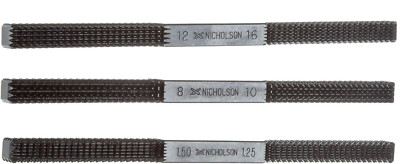 Crescent Nicholson 3 Stück Gewinde Restaurieren Feilen Set Legierter Stahl Schwarz T33024
