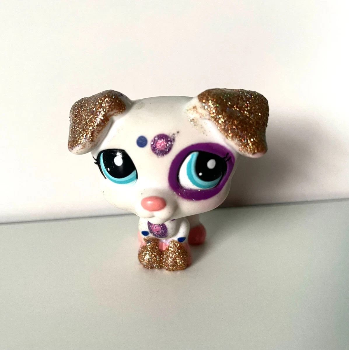 LPS Littlest Pet Shop White Dog With Spots