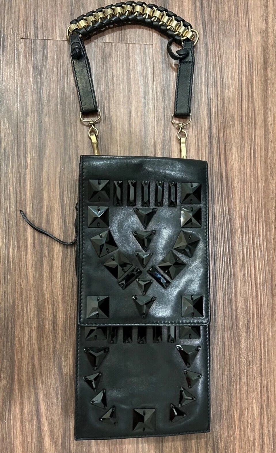 Borsa a tracolla Givenchy in pelle nera borsa a pochette pochette abito nero