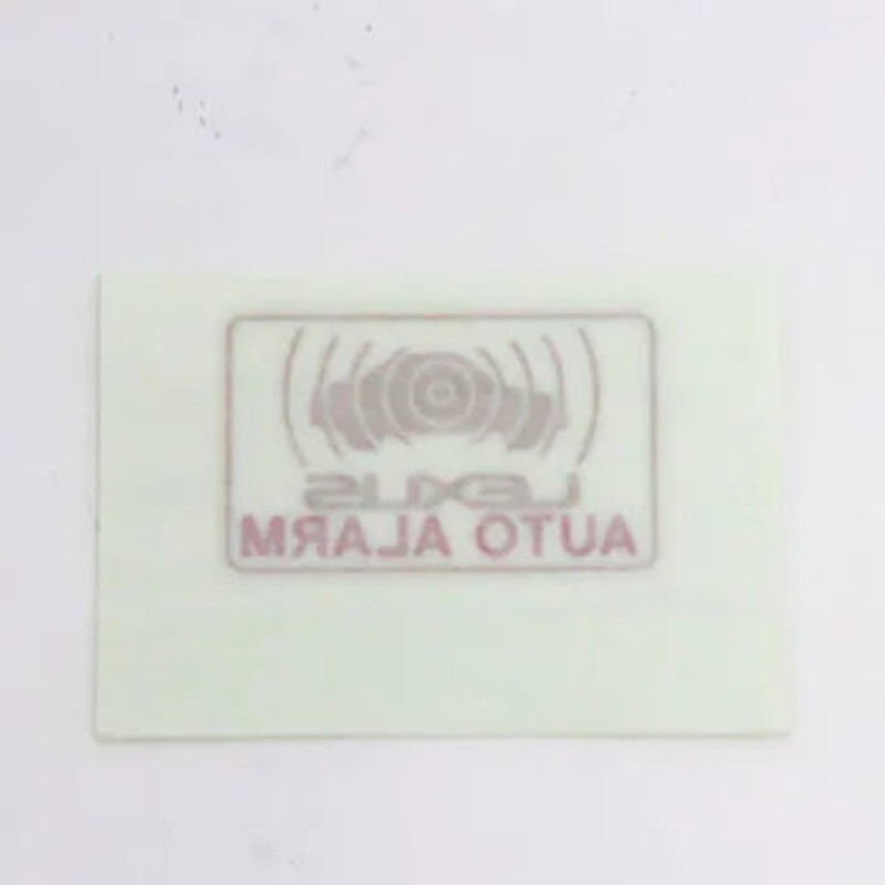Toyota Genuine Lexus THEFT WARNING INFORMATION LABEL PLATE 2Qty