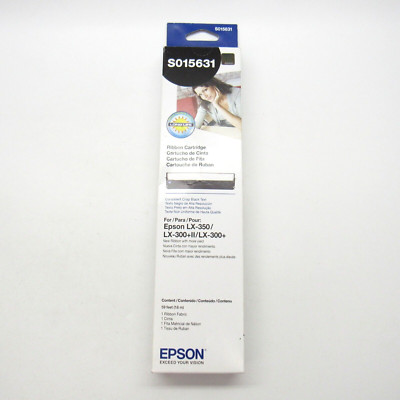 Epson S015631 Ribbon Cartridge for LX-350 LX300 Dot Matrix Printer - EXP 2019