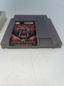 Swords and Serpents (Nintendo, 1990) Cartridge Only Tested NES Game Authentic