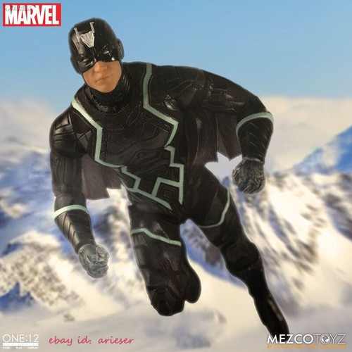 Hot New Mezco 1/12 Marvel Black Bolt and Lock Tooth Set Action Figures In Stock - Picture 8 of 12