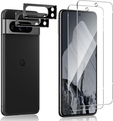 2X Schutzglas ( Display + Kamera ) für Google Pixel 8 Pro Hartglas Full 9H