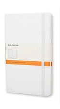 Moleskine Classic Notebook, Large, Ruled, White, Hard Cover 5 x 825 BRAND new