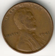 USA - 1941P - Lincoln - Wheat - No Mint Mark - #14027RG