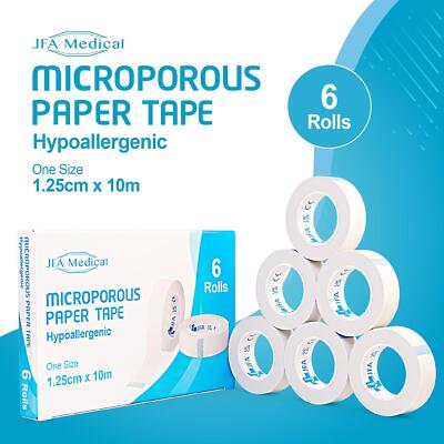Tan Microporous Surgical Tape 1.25 Cm X 10 M (6 Rolls) | Tan Micropore Tape