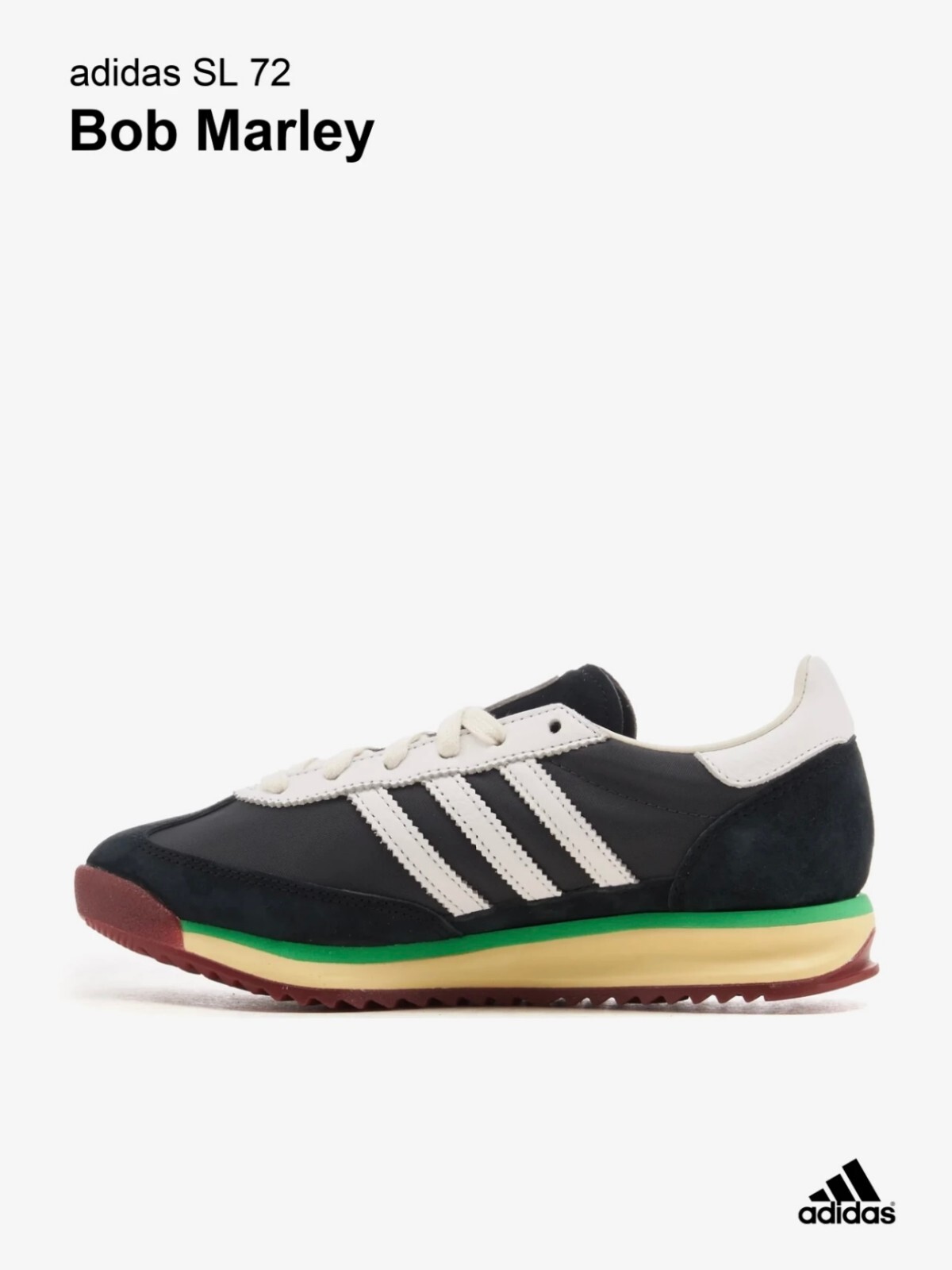 adidas Originals SL 72 RS Bob Marley One Love Men's Casual JR7973