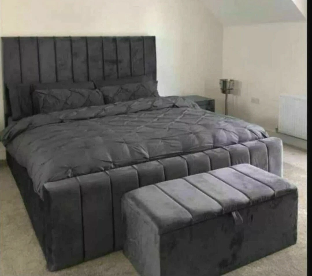 Hill country sale upholstered platform bed