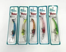 * THE REEF RUNNER * DEEP LITTLE RIPPER ' LOT OF 5 '- TROLLS AT 21 FEET