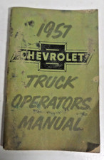 1957 Chevrolet Truck Operators Manual Book