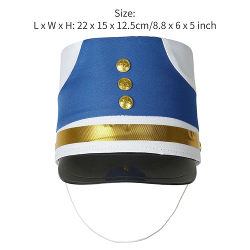 Children Drum Band Hat Contrast Color Stage Performance Cosplay Cap Decor New - Picture 36 of 171