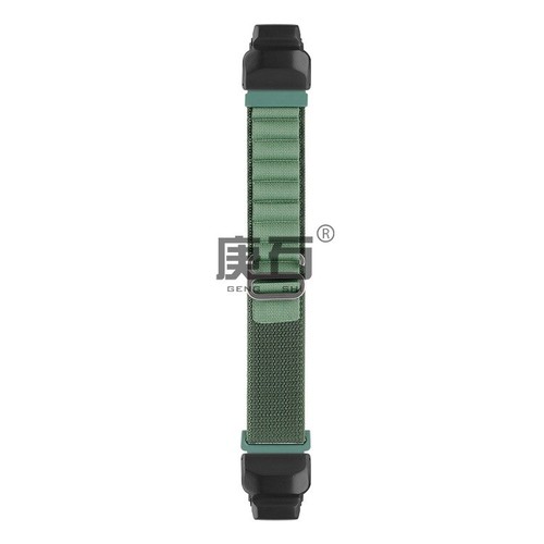 Cinturino orologio nylon per bracciale Casio GBD-H1000 nero/verde/arancione - Foto 3 di 7