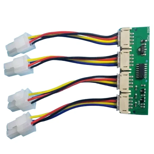 12V 4-in-1 Fan Speed Simulators Accessory for Computer Fan Spoofer Dummer