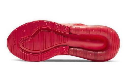 Big Kid's Nike Air Max 270 Running Walking Shoes University Red CW6987 600 - 第 6/6 張圖片
