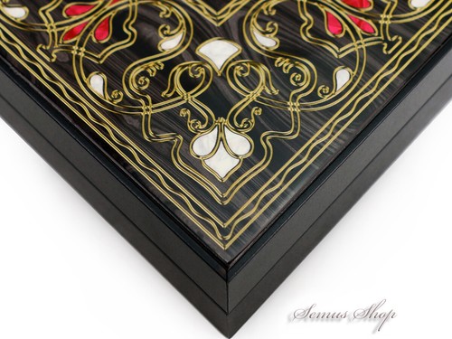 Tavla De Backgammon Clásica De Lujo Oriental Hasta Modelos Excepcionales - Imagen 27 de 98