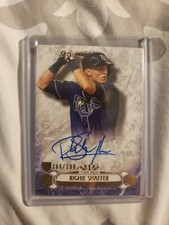 D9884 RICHIE SHAFFER 2016 TOPPS TIER ONE RAYS AUTOGRAPH #266/299