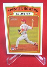 Spencer Howard Rookie Heritage 2021 TOPPS Baseball Card #106 Mint 