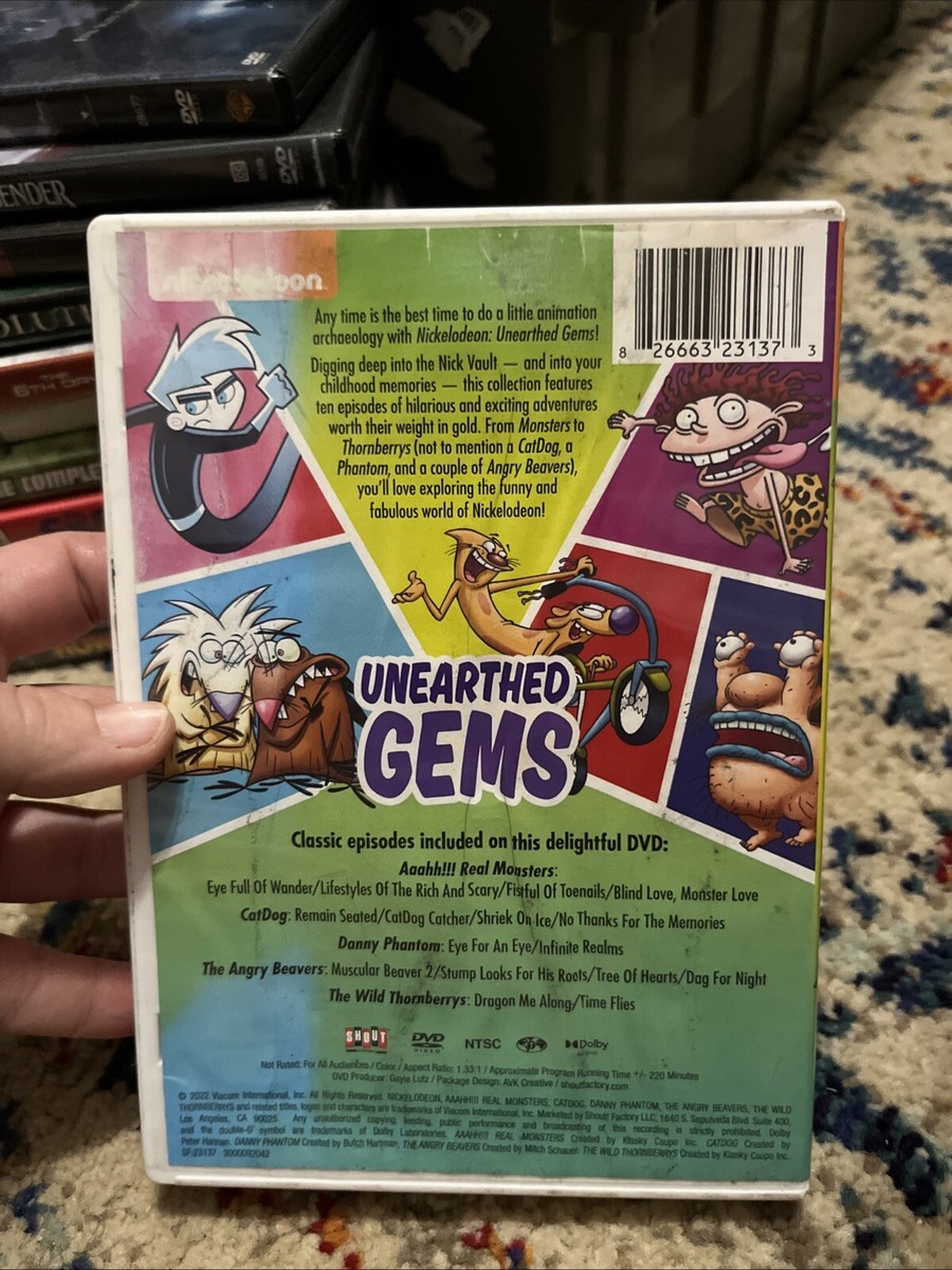 Nickelodeon Unearthed Gems DVD -Danny Phantom, The Angry Beavers