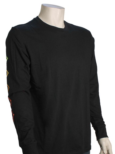 Billabong Dbah Wave LS T-Shirt - Washed Black - New