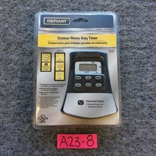 NEW Defiant Programmable Outdoor Heavy-Duty Timer 7 Days Controls 3 Devices