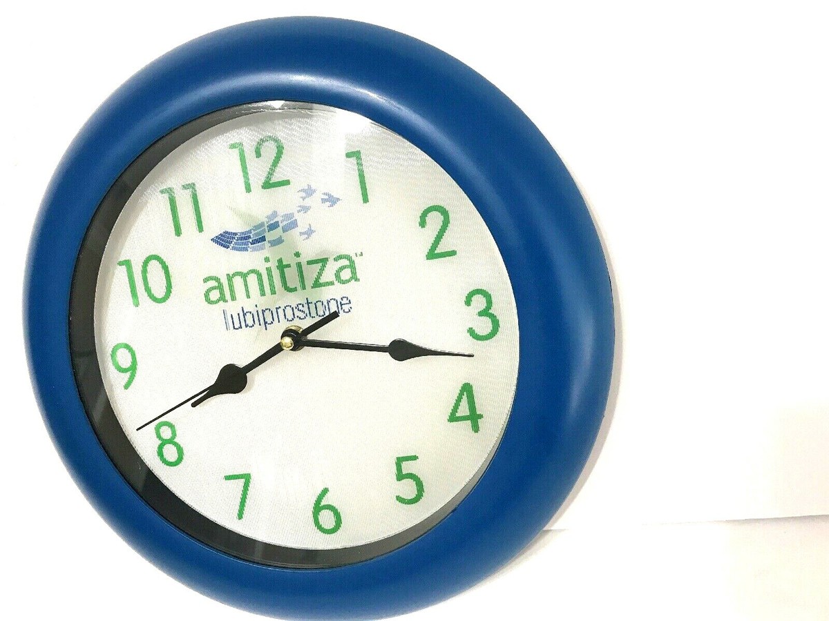 インテリア時計 creative drug store CDSxVERDY WallClock Amitiza Pharma Drug Rep Promo Collectible Wall Clock Blue