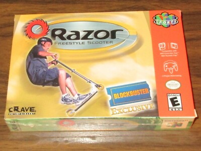 Razor Freestyle Scooter for Nintendo 64, new / sealed