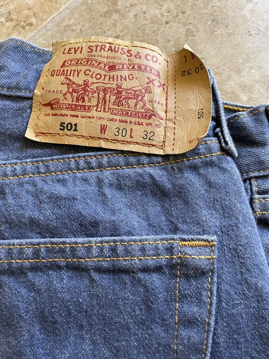 VTG 1998 Levi's 501 Made In USA High Waist Button Denim VTG 1998 Levi's 501 Made In USA High Waist Button Denim