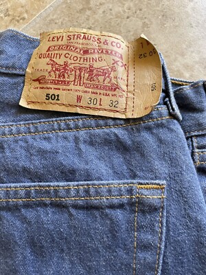 VTG 1998 Levi's 501 Made In USA High Waist Button Denim VTG 1998 Levi's 501 Made In USA High Waist Button Denim