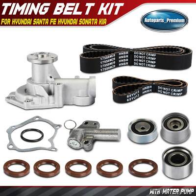 12x Timing Belt Kit for Hyundai Santa Fe 01-06 Hyundai Sonata Kia Optima L4 2.4L