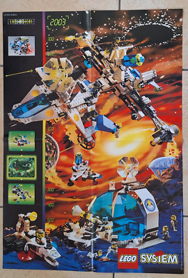Lego System Poster p96expl Space groß 42x60 cm Faltblatt 4.103.787/4.103.788-EU