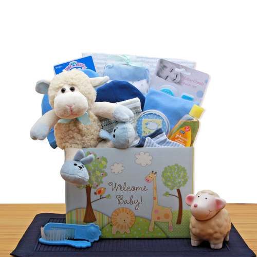 Welcome New Baby Boy Gift Box in Blue from GBDS - 第 1/1 張圖片