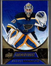 2021-22 Upper Deck Credentials Indigo #50 Jordan Binnington /249 