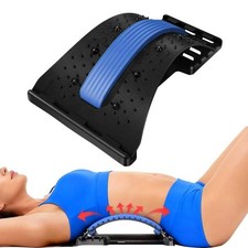 Lumbar Support Board Back Stretcher Adjustable Pain Relief Physical therapy
