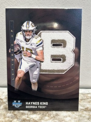 2025 Bowman U Chrome Haynes King Lettered Up No. LU-13 Georgia Tech