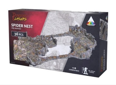 Dungeons & Lasers: PrismaCast Prepainted - Spider Nest
