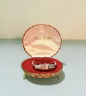 Vintage Fine Seiko Diashock 17J Ladies Cocktail WGP Watch In BOX WORKS 6 in  dia