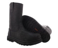 Aggressor Leveler Soft Toe Boots Mens Shoes Size 9.5, Color: Black