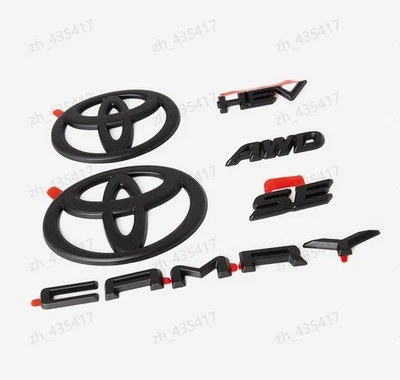 NEW TOYOTA 2025 2026 CAMRY HYBRID AWD SE HEV BLACKOUT EMBLEM OVERLAY KITS SET - Bild 1 von 3