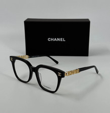 HOT CHANEL CH0748 Black Acetate & Gold Chanel...