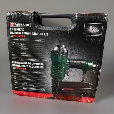 Parkside Pneumatic Crown Stapler PDT 40 D3 NEW IN BOX